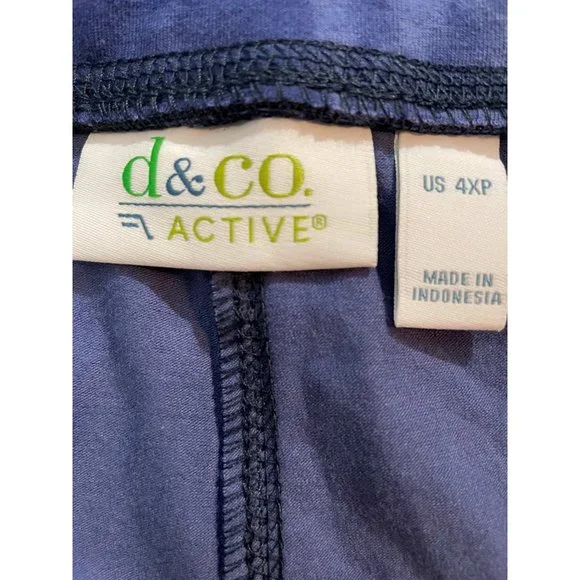 Denim & Co. Active Petite Duo Stretch Pant with Side Pocket 4X PETITE (310) - Picture 2 of 6